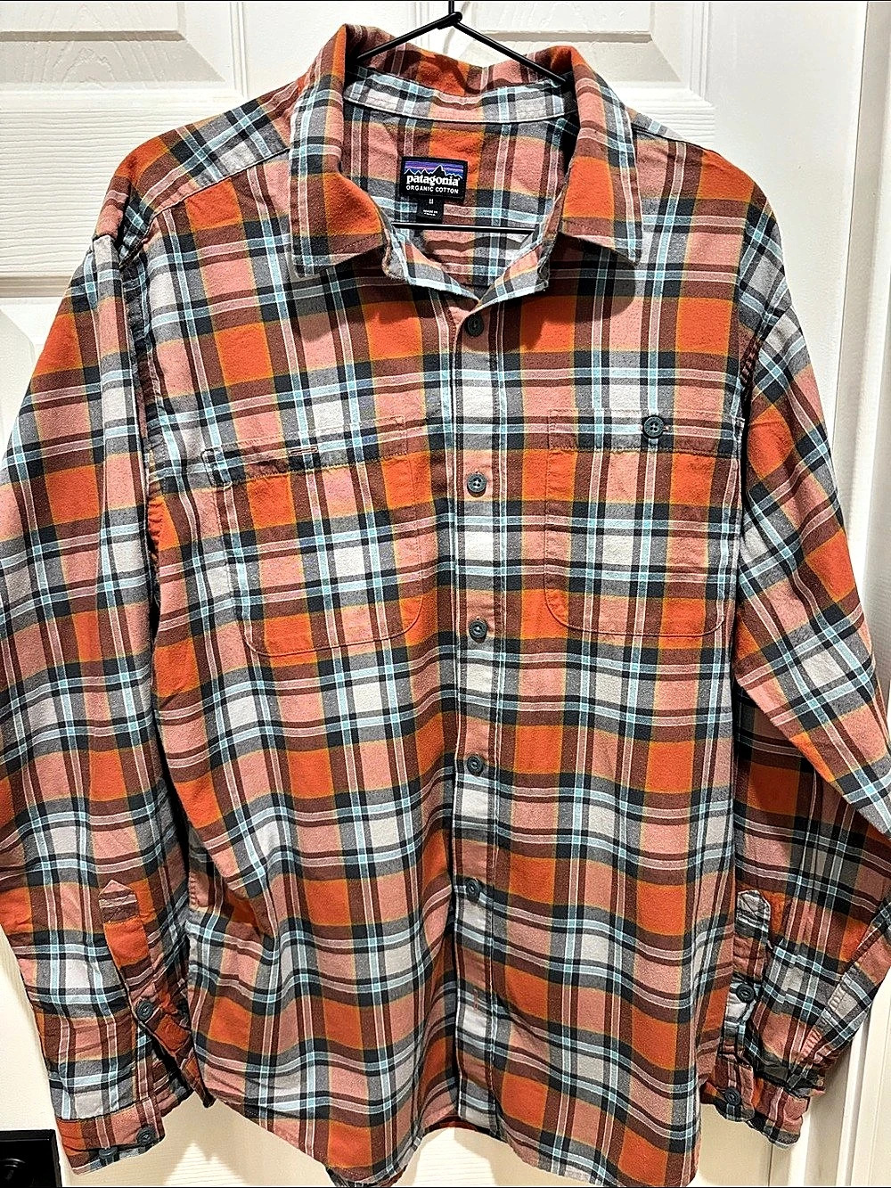 Patagonia Men's Long-Sleeved Organic Cotton Midweight Fjord Flannel Shirt